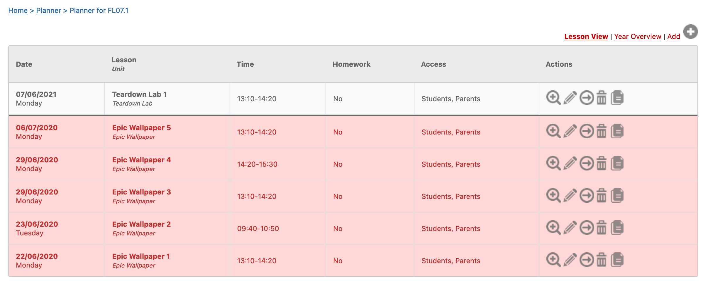 Lesson Plans